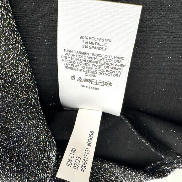 Express Metallic Cowl Neck Halter Top NWT Size Medium - Picture 5 of 6